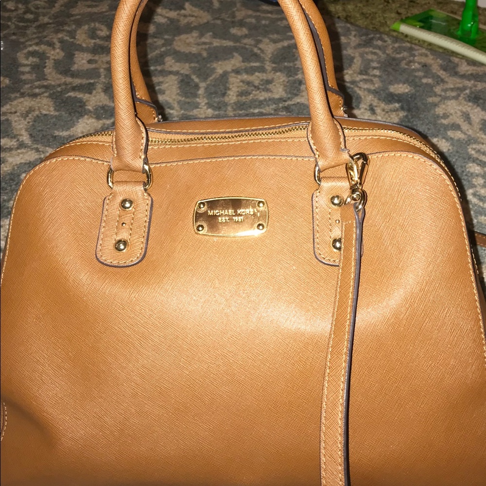 Brown leather Michael Kors handbag handbag